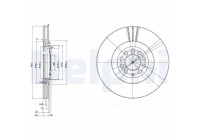 Brake Disc BG3528 Delphi