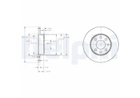 Brake Disc BG3567 Delphi