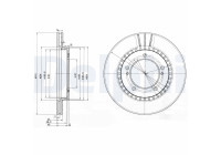 Brake Disc BG3587 Delphi