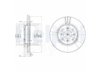Brake Disc BG3589 Delphi