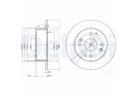 Brake Disc BG3677 Delphi