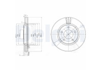 Brake Disc BG3715 Delphi