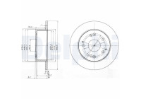 Brake Disc BG3745 Delphi