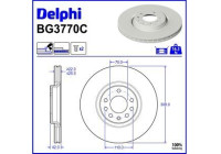 Brake Disc BG3770C Delphi