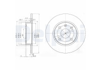 Brake Disc BG3771 Delphi