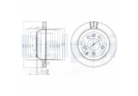 Brake Disc BG3775C Delphi