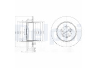 Brake Disc BG3777 Delphi