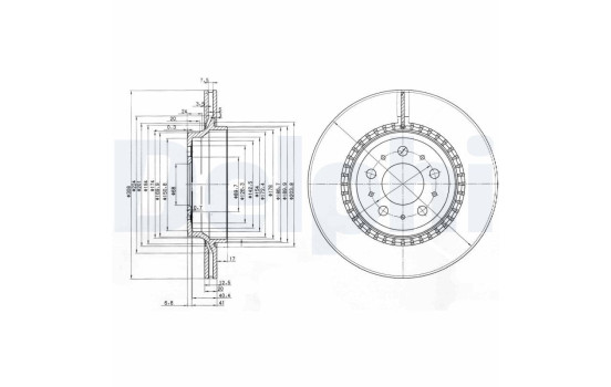 Brake Disc BG3782C Delphi