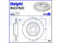 Brake Disc BG3782C Delphi