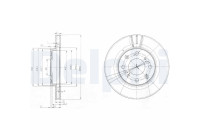 Brake Disc BG3794 Delphi