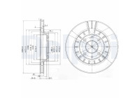Brake Disc BG3806 Delphi
