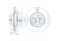 Brake Disc BG3818 Delphi