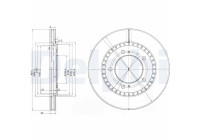 Brake Disc BG3821 Delphi