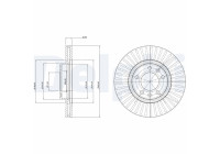 Brake Disc BG3835C Delphi