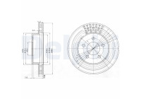 Brake Disc BG3846 Delphi