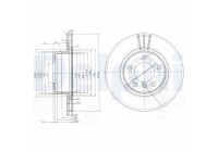 Brake Disc BG3870 Delphi