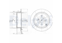 Brake Disc BG3889 Delphi