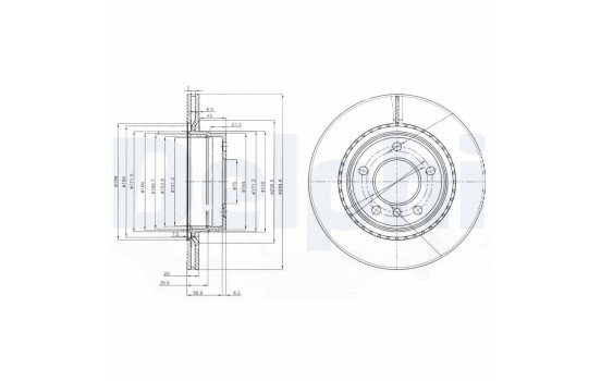 Brake Disc BG3901C Delphi