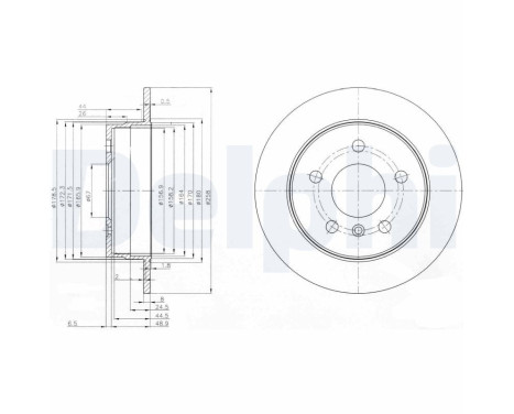 Brake Disc BG3910C Delphi