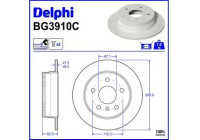 Brake Disc BG3910C Delphi