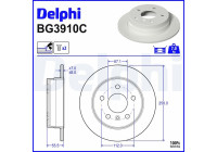 Brake Disc BG3910C Delphi
