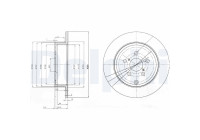 Brake Disc BG3912 Delphi