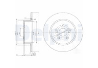 Brake Disc BG3922 Delphi
