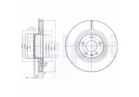 Brake disc BG3939 Delphi