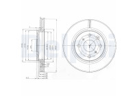 Brake Disc BG3976 Delphi