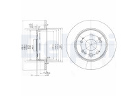 Brake Disc BG3979 Delphi