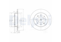 Brake Disc BG4017 Delphi