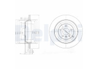 Brake disc BG4031 Delphi