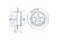 Brake Disc BG4041 Delphi