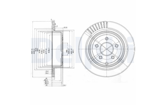 Brake Disc BG4041 Delphi