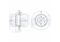 Brake Disc BG4043 Delphi