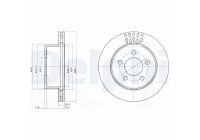 Brake Disc BG4103 Delphi