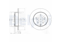 Brake Disc BG4115 Delphi