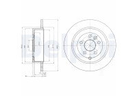 Brake Disc BG4124C Delphi