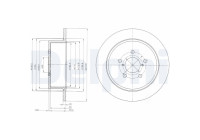 Brake Disc BG4129 Delphi