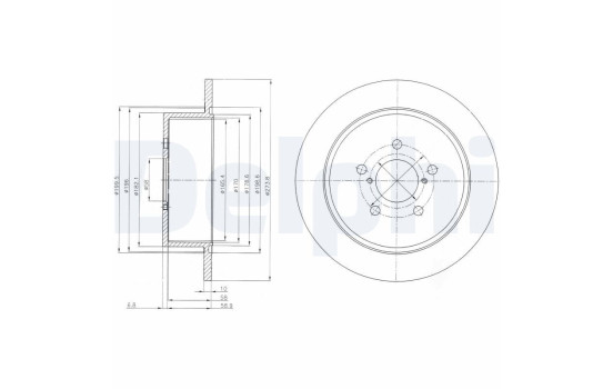 Brake Disc BG4129 Delphi