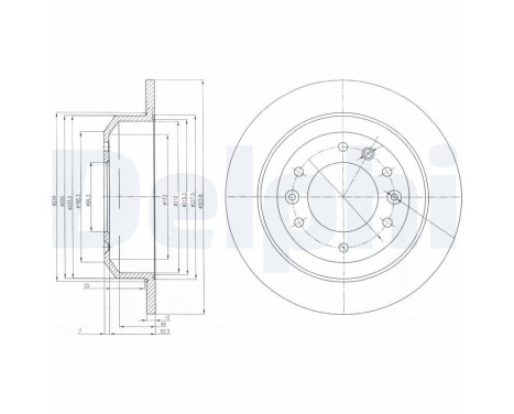 Brake Disc BG4138 Delphi