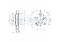 Brake Disc BG4139C Delphi
