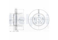 Brake Disc BG4147 Delphi