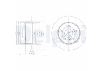 Brake Disc BG4152 Delphi