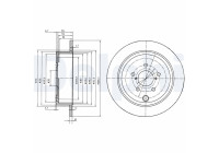 Brake Disc BG4158 Delphi