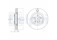 Brake Disc BG4162C Delphi