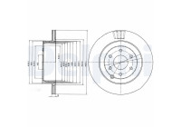 Brake Disc BG4174 Delphi