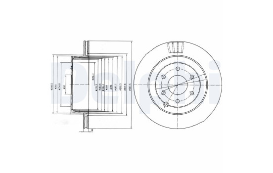 Brake Disc BG4174 Delphi