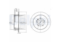 Brake Disc BG4180 Delphi