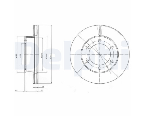 Brake Disc BG4211C Delphi